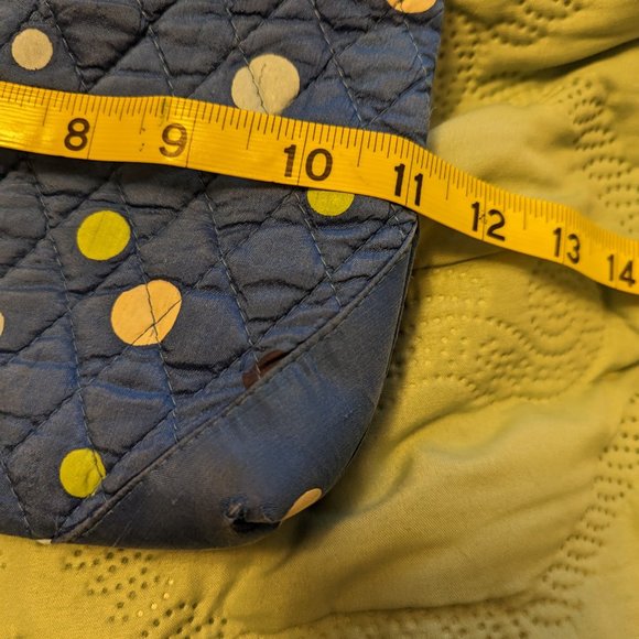 Cute blue polka dotted Vera Bradley bag - Picture 4 of 5